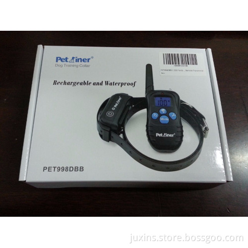 Petrainer PET998DBB-1 Beep Vibration Electric Shock Dog Collar With Waterproof Receiver